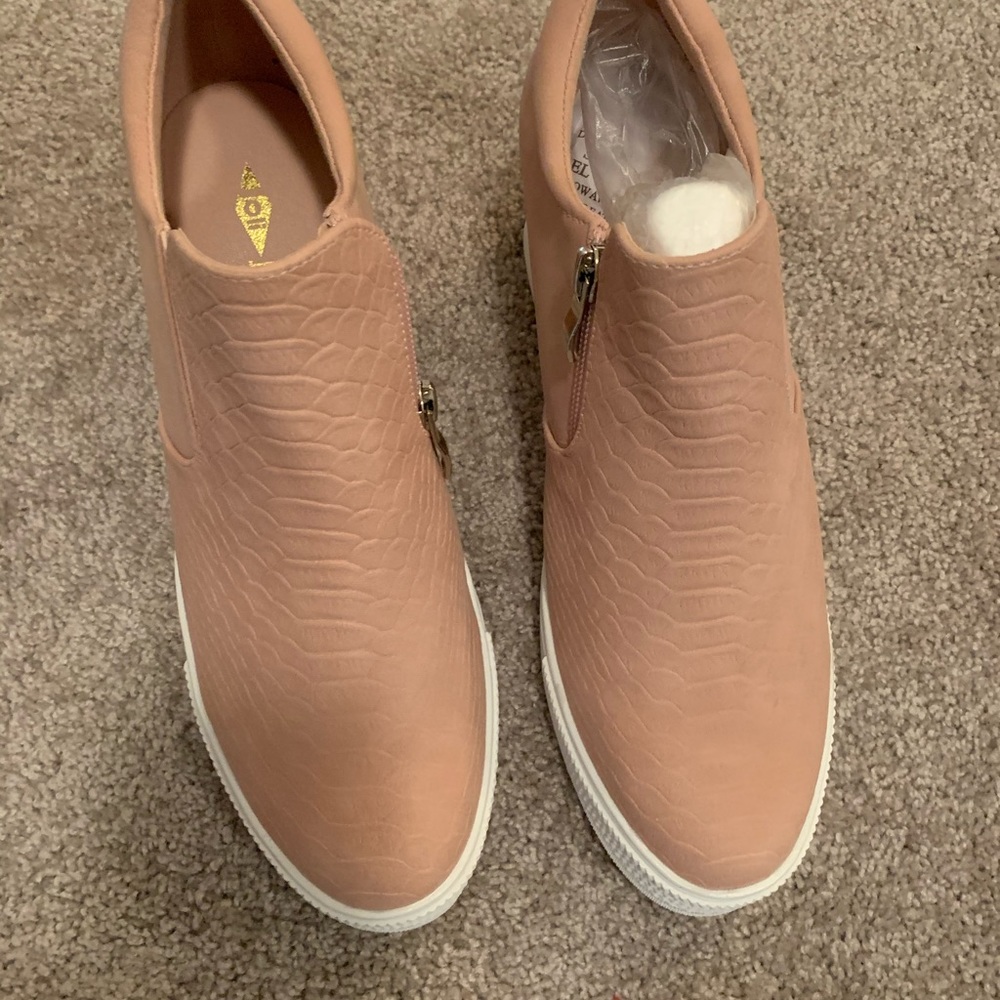 Pink bootie sneakers